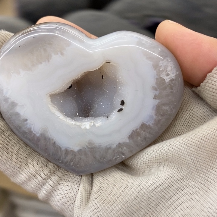 未镶嵌紫晶珠宝半成品