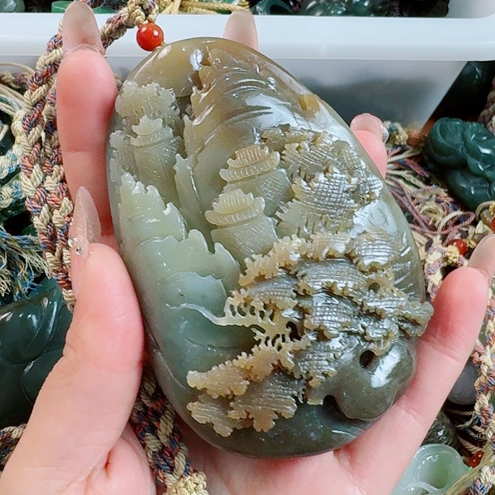 和田玉把件未镶嵌