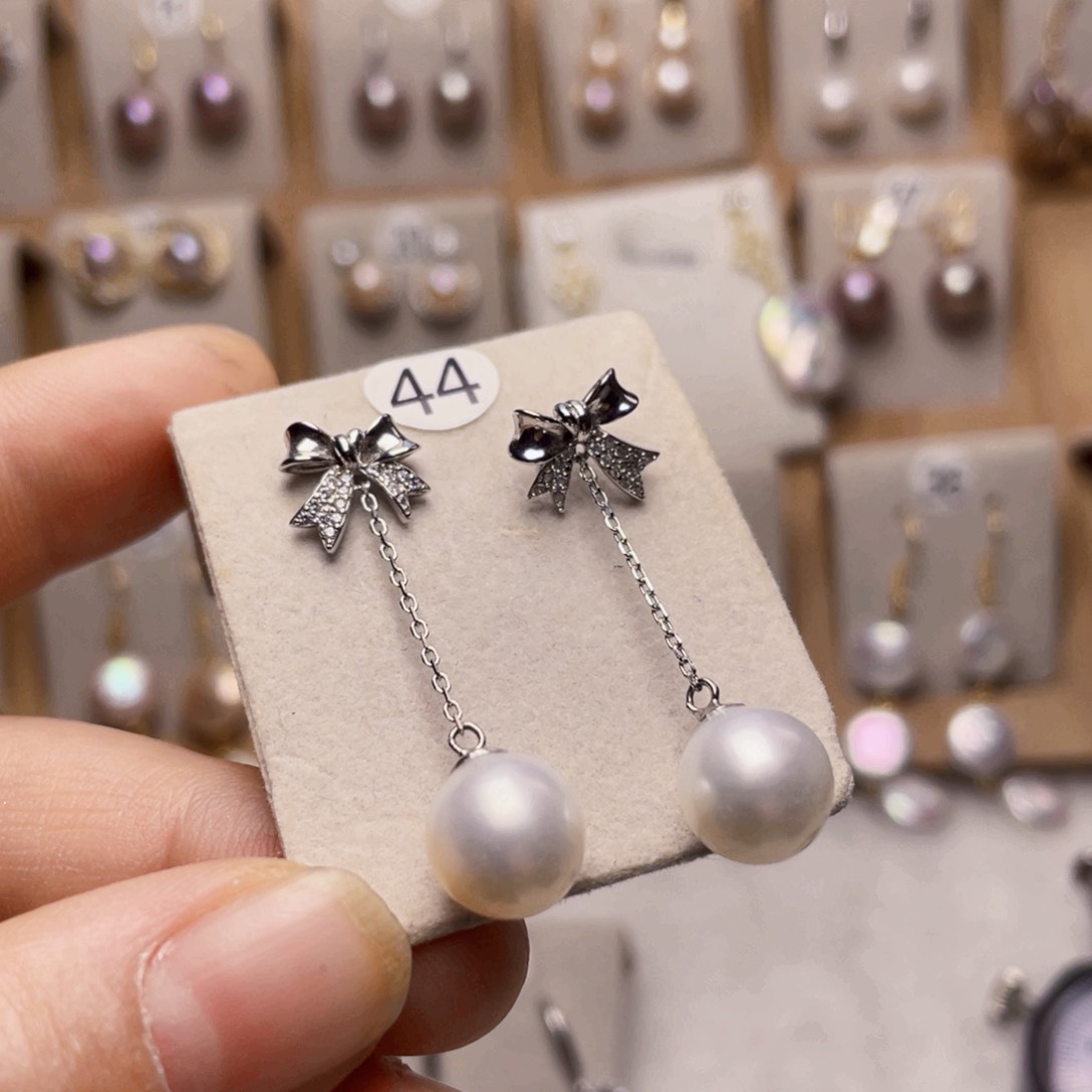 银S925镶嵌淡水珍珠珍珠首饰