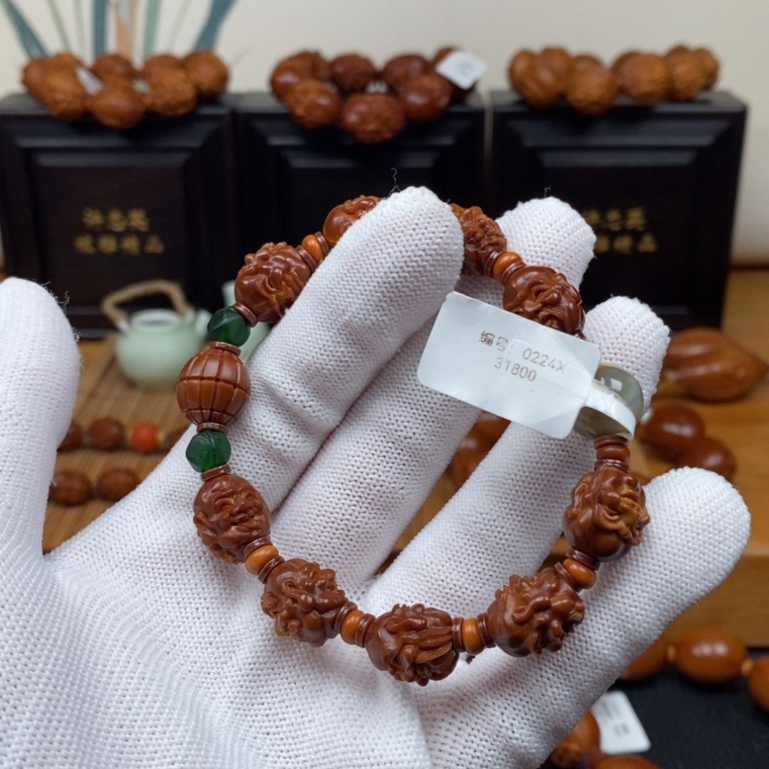 手串橄榄核许忠英老师欢喜罗汉