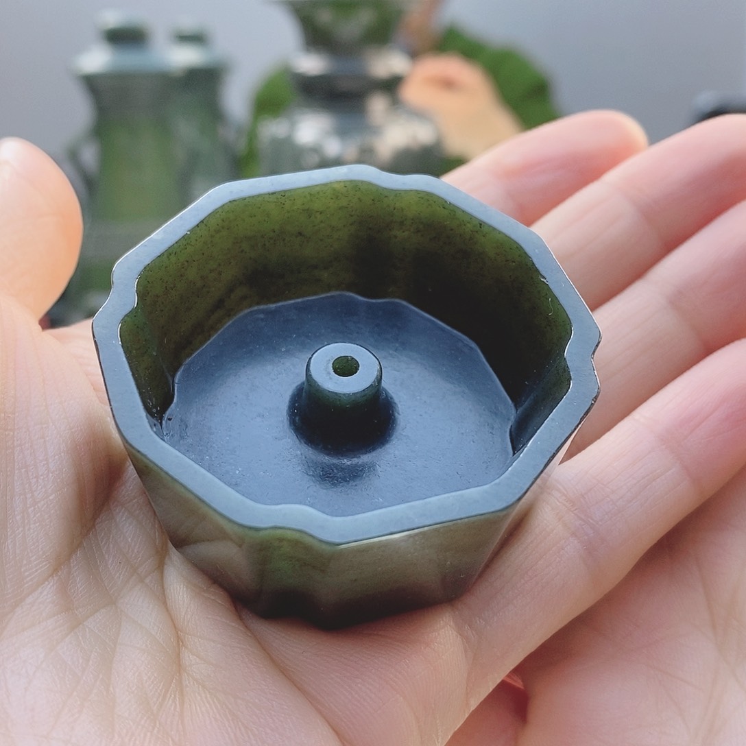 和田玉（青玉）把件未镶嵌