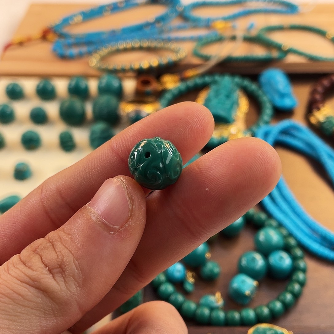 绿松石未镶嵌配饰