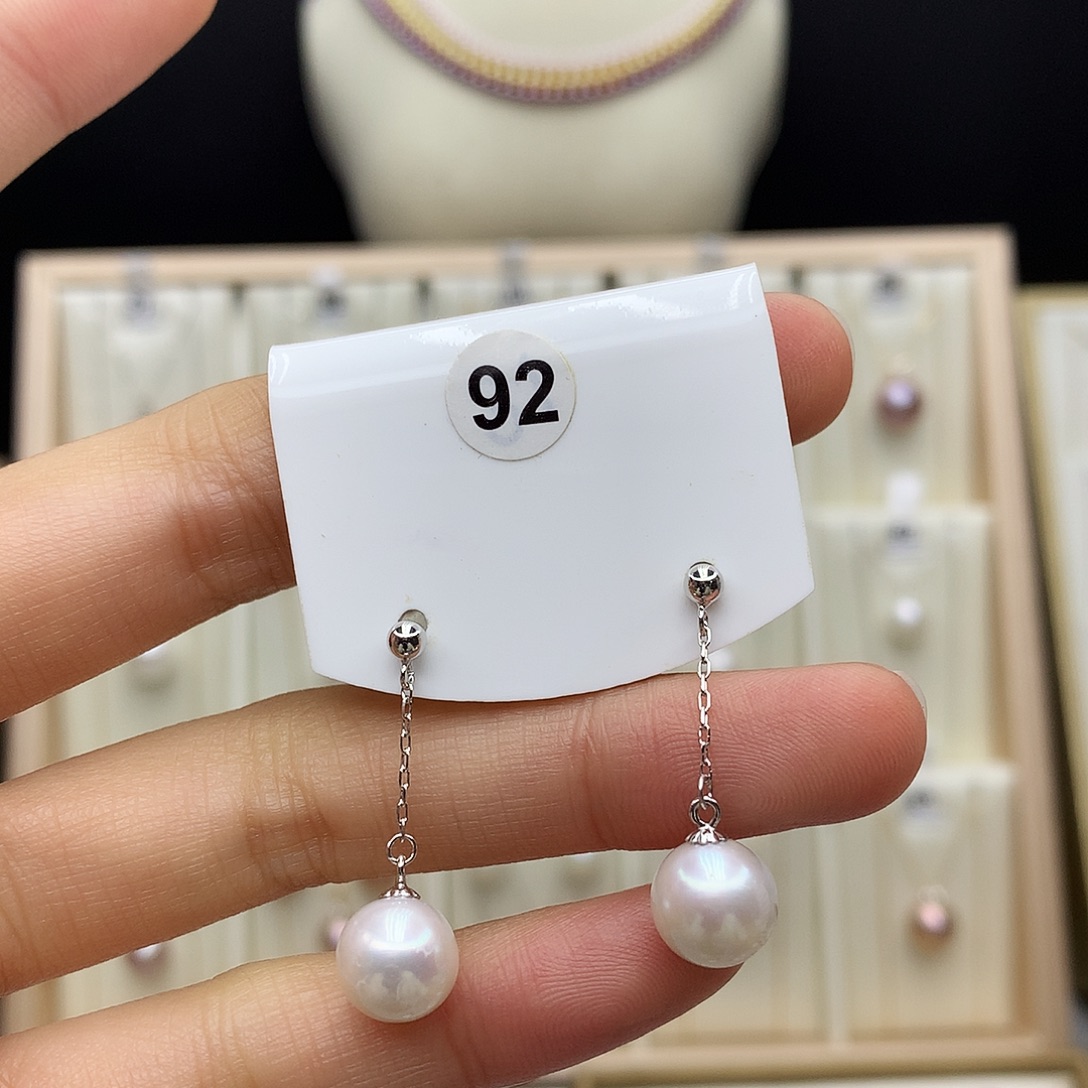 颈饰银S925镶嵌淡水珍珠