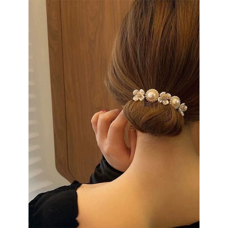 A丸子头盘发器新款高端懒人长发后脑勺夹神器气质发饰发夹1269