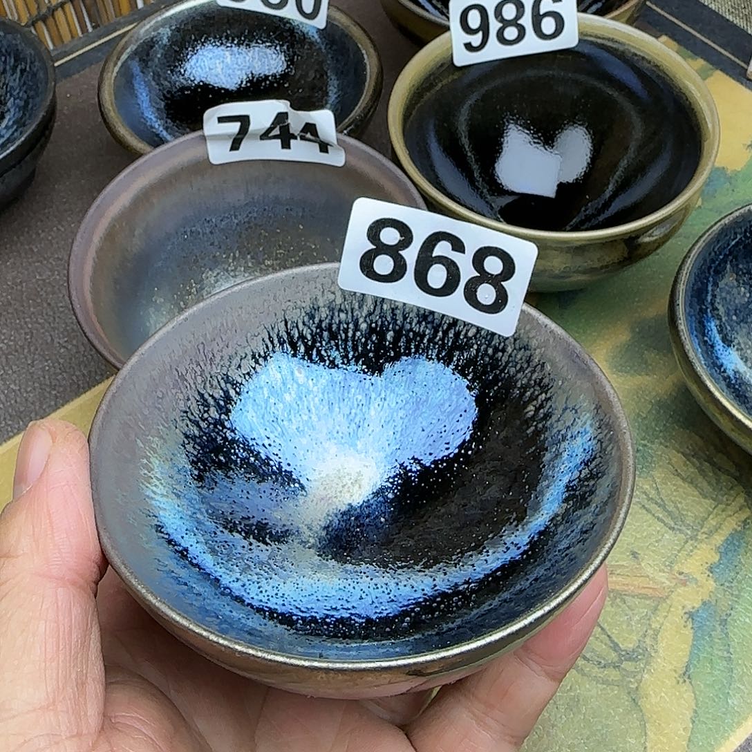 茶盏建阳建盏主人杯龙窑柴烧