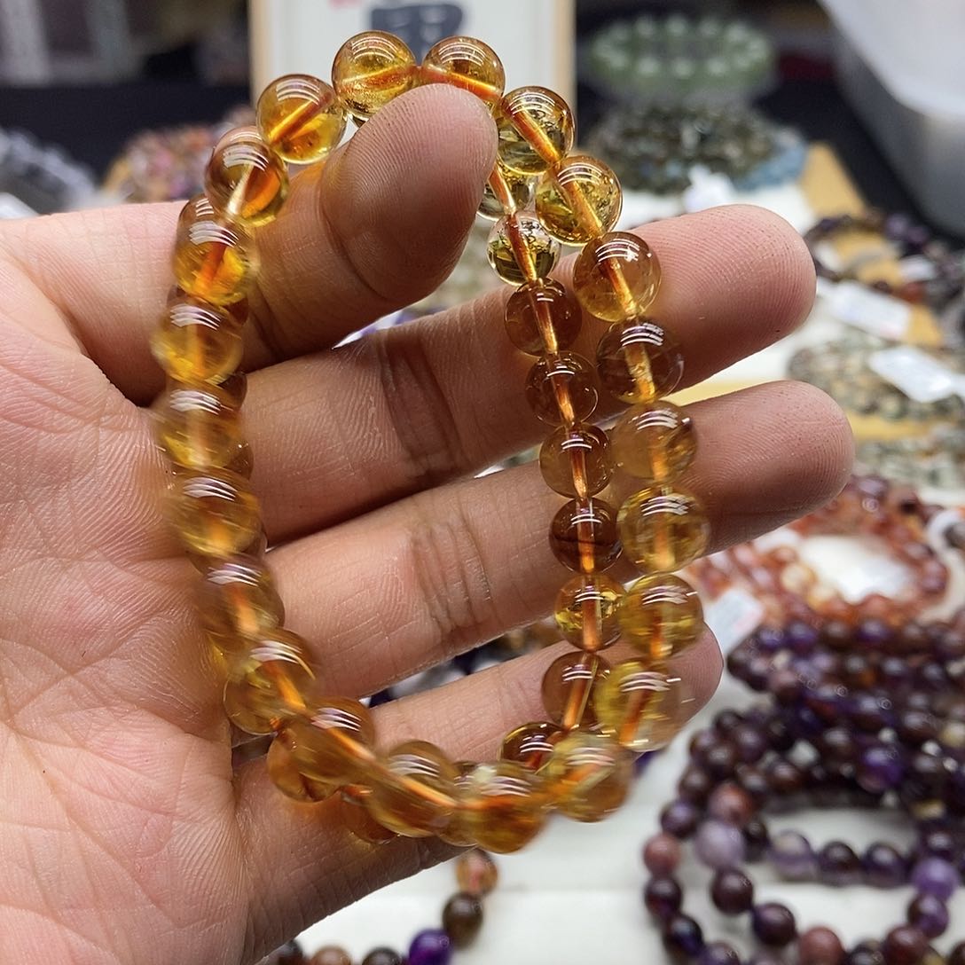 水晶手链未镶嵌多样性发货发一条