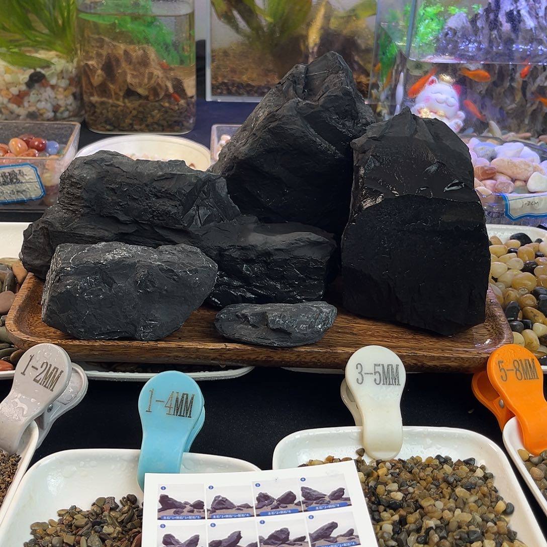 一物一拍1号定制黑金石4块送1小