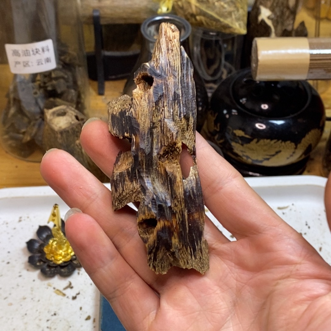 沉香高油香薰海南陆河13克
