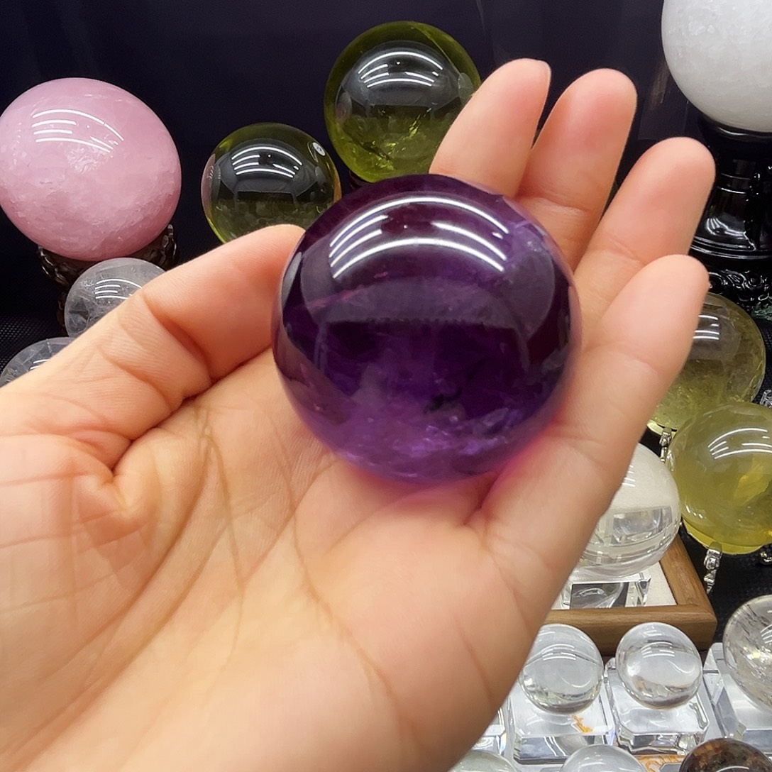 水晶珠宝半成品未镶嵌4.48公分