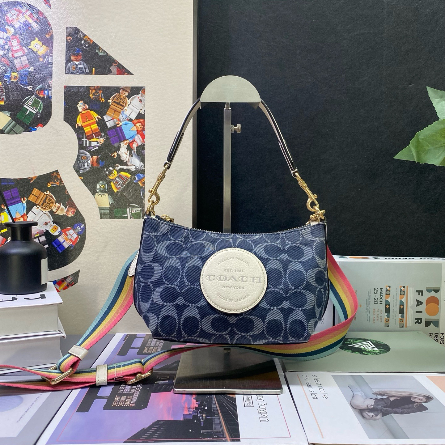 95新 COACH/蔻驰 22779斜挎包18*16