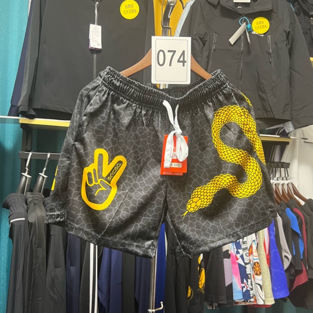 美式男女通用运动透气速干夏季四分不过膝宽松休闲跑步篮球短裤