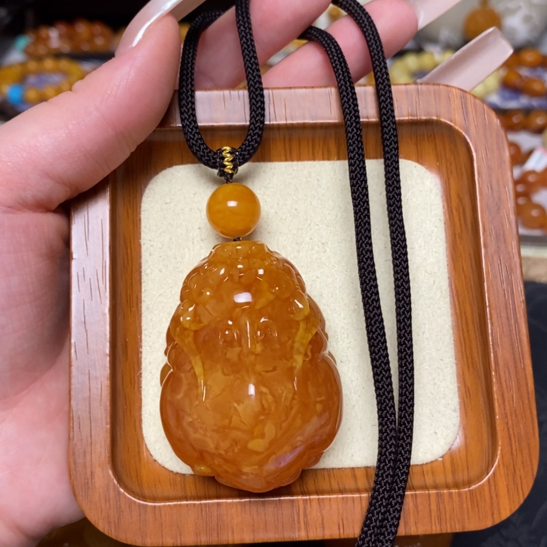 【闪购商品】蜜蜡颈饰未镶嵌项链