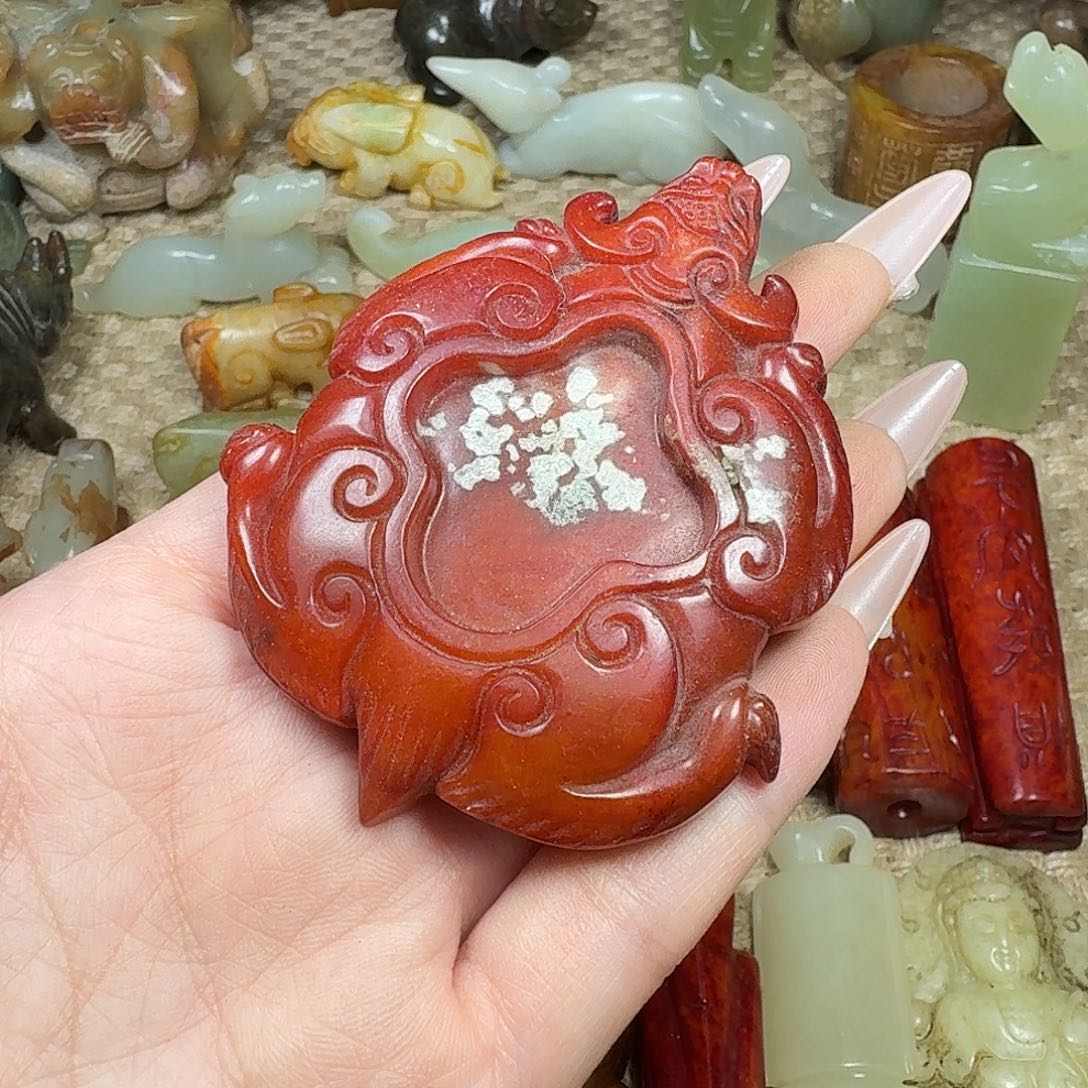 白玉菩提吊坠挂件