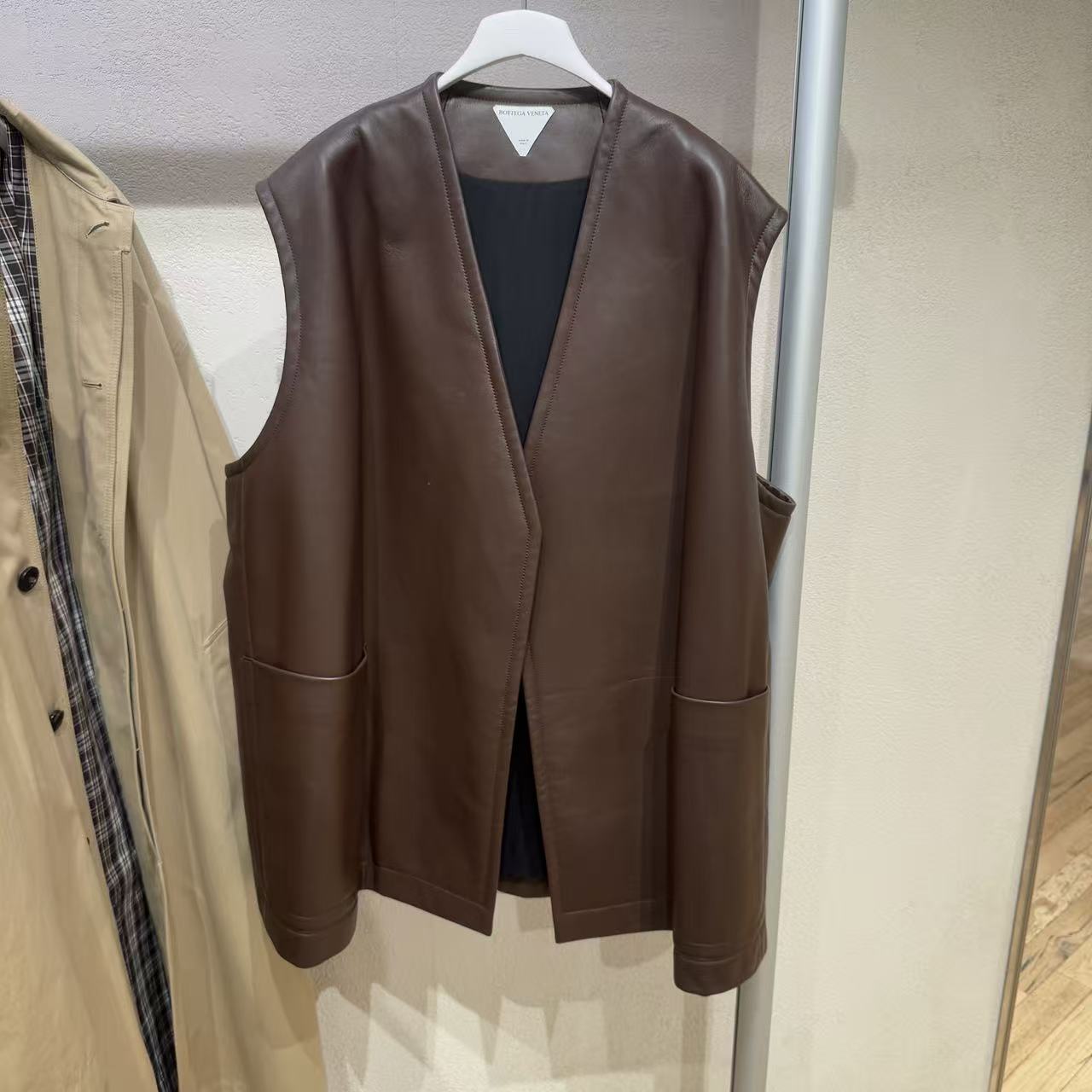 未使用 BOTTEGA VENETA/葆蝶家 BV 男款棕色马甲