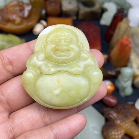 蛇纹石玉未镶嵌颈饰13