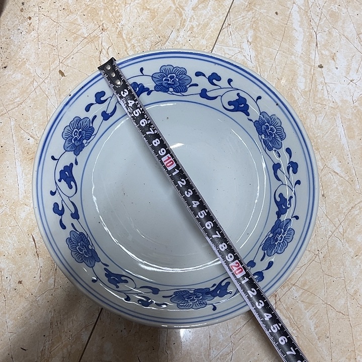 摆件陶23*7厘米芙蓉花碗