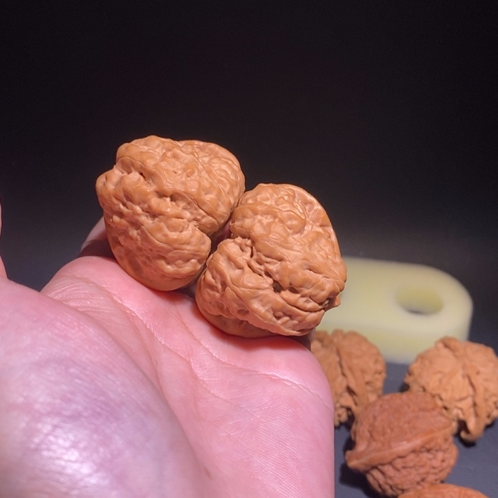 文玩核桃吊坠久*41三角蛙