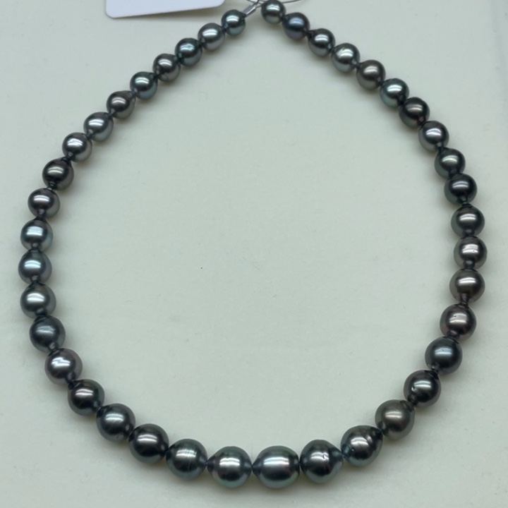 未镶嵌项链海水珍珠大溪地炫彩巴洛克7.5-10