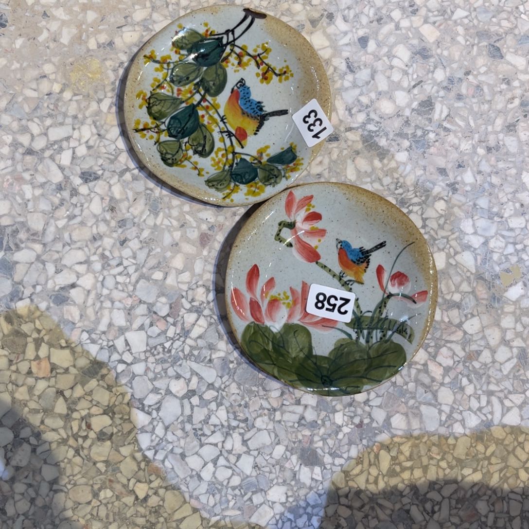 小***猫瓷片景德镇手工制作