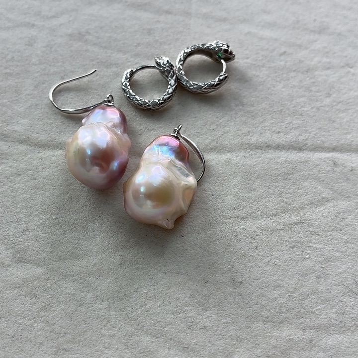 融***昕耳饰未镶嵌淡水珍珠