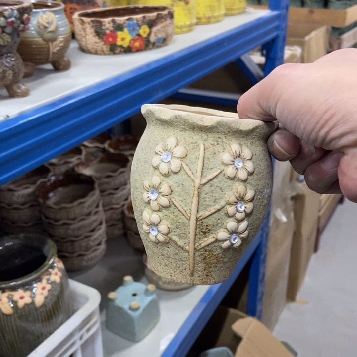 陶瓷花盆单场满9.9发8*10