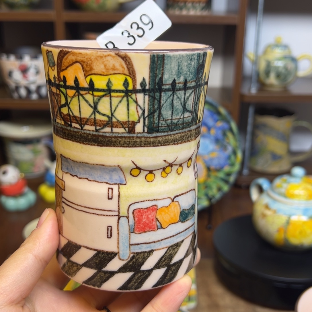 原创手绘高温釉下彩