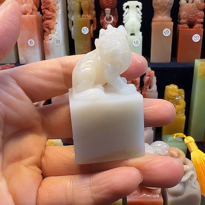 寿山石印石寿山石手工雕刻