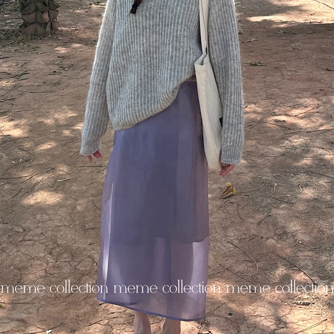 【MEME孟孟】春季海马毛针织衫宽松慵懒温婉气质氛围毛衣