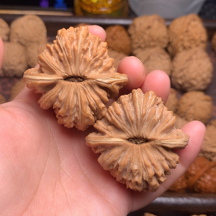 吊坠文玩核桃四座楼44+尺