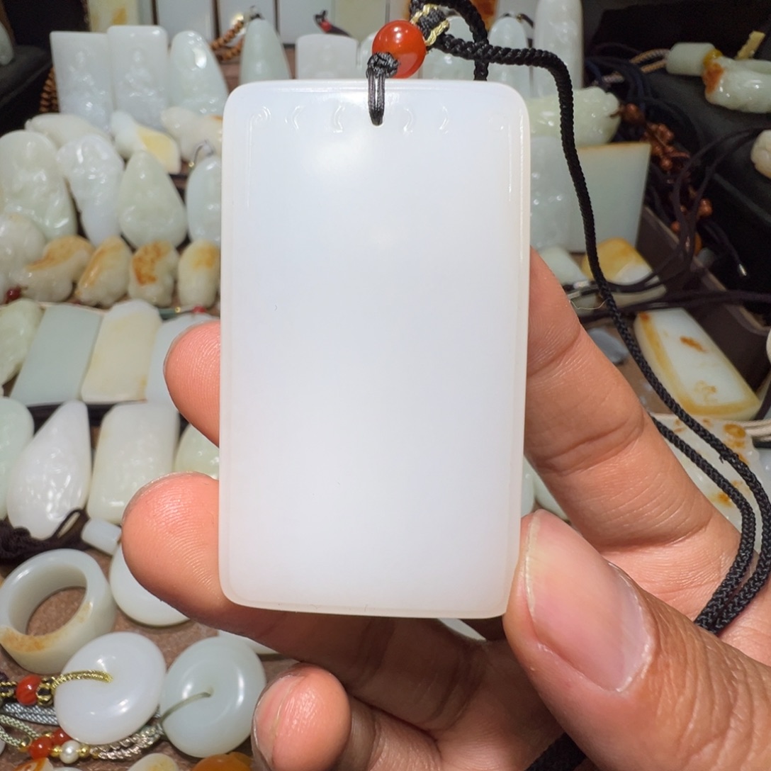 和田玉吊坠(不含链)未镶嵌用****9