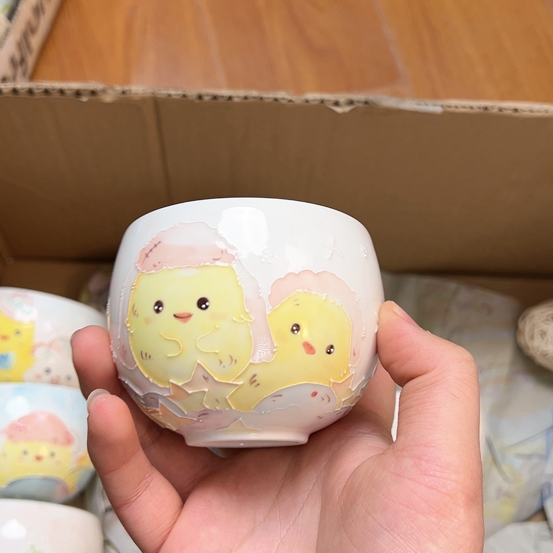 景德镇手绘陶瓷杯子