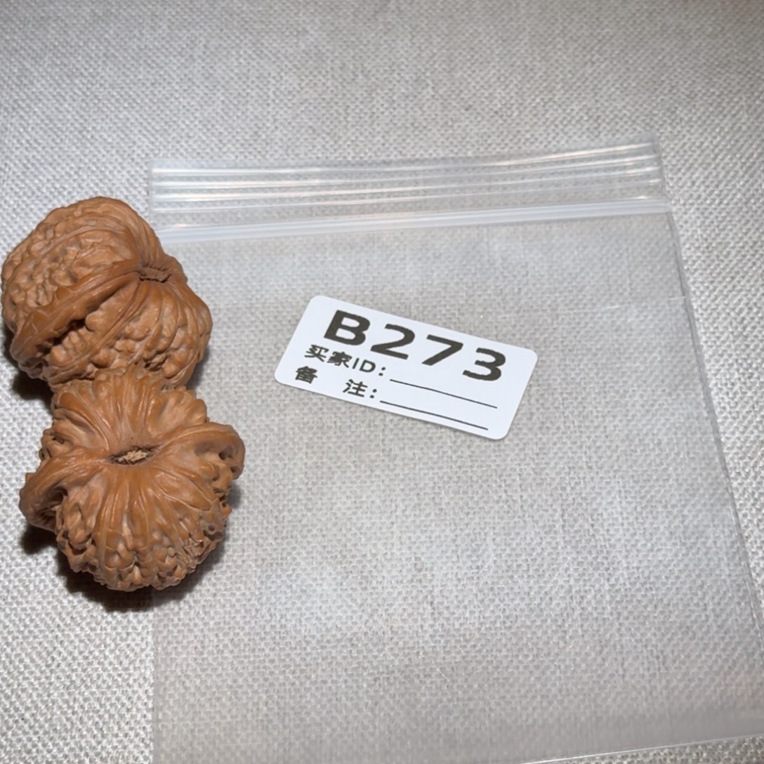 文玩核桃吊坠白狮子273