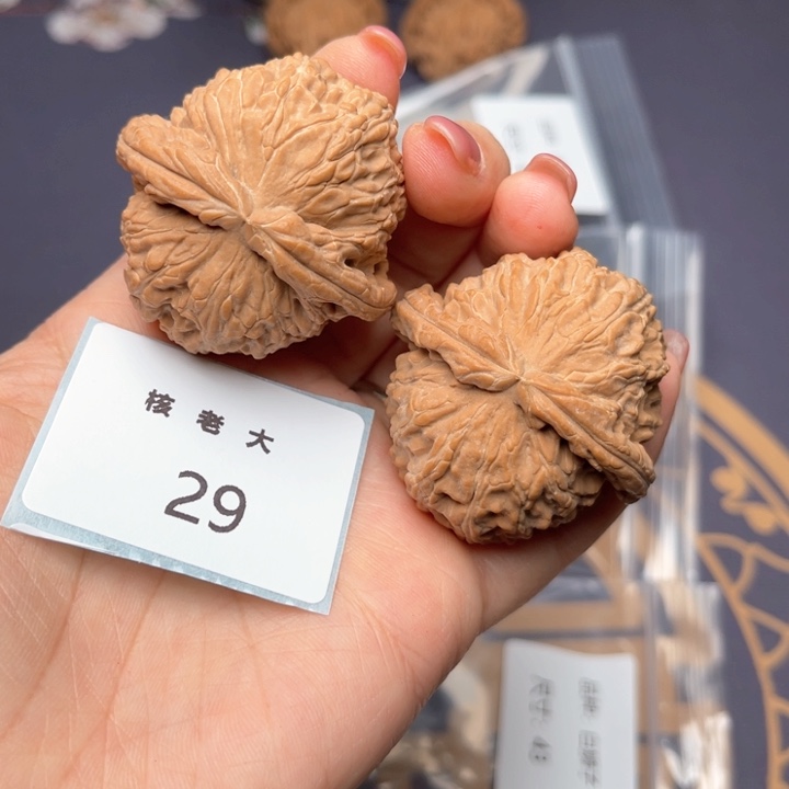 文玩核桃把件43白狮子 29