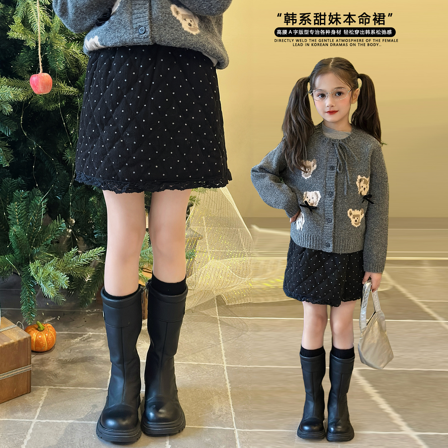 衣橱里百搭气质波点短裙