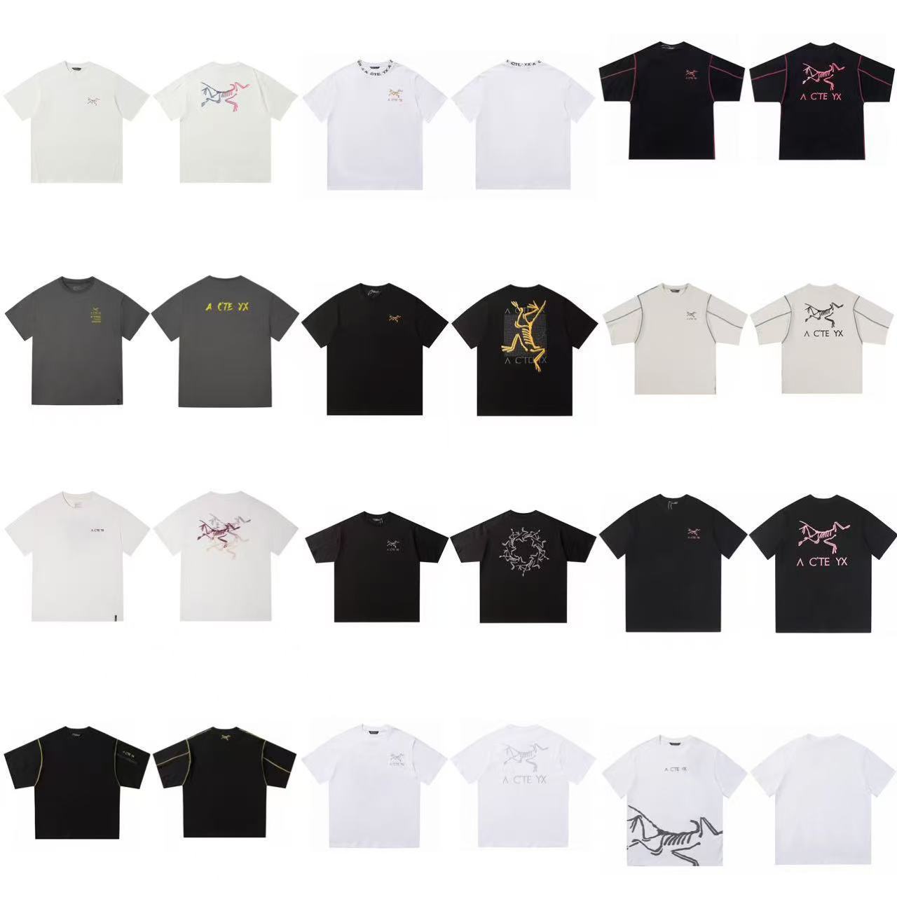 高品质) 鸟家印花小标LOGO版圆领运动休闲男女同款T恤