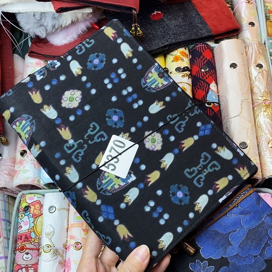 织绣香云纱A5活页送纸370