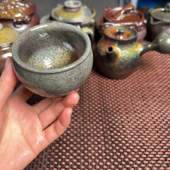 紫砂茶杯小水缸杯