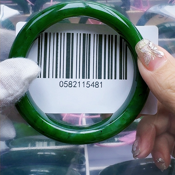 和田玉（碧玉）手镯未镶嵌5960