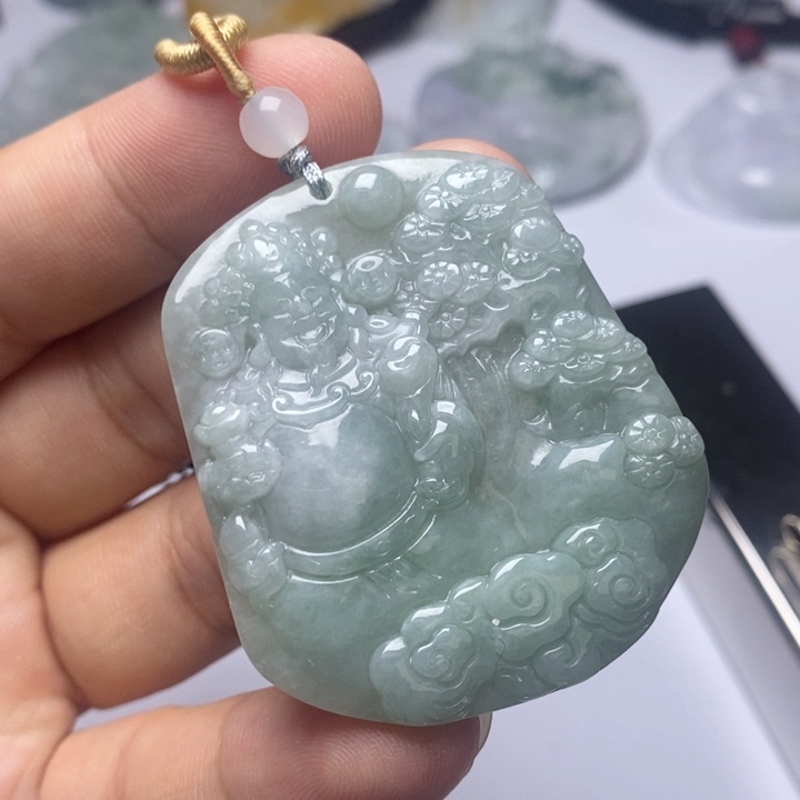 颈饰未镶嵌翡翠翡翠