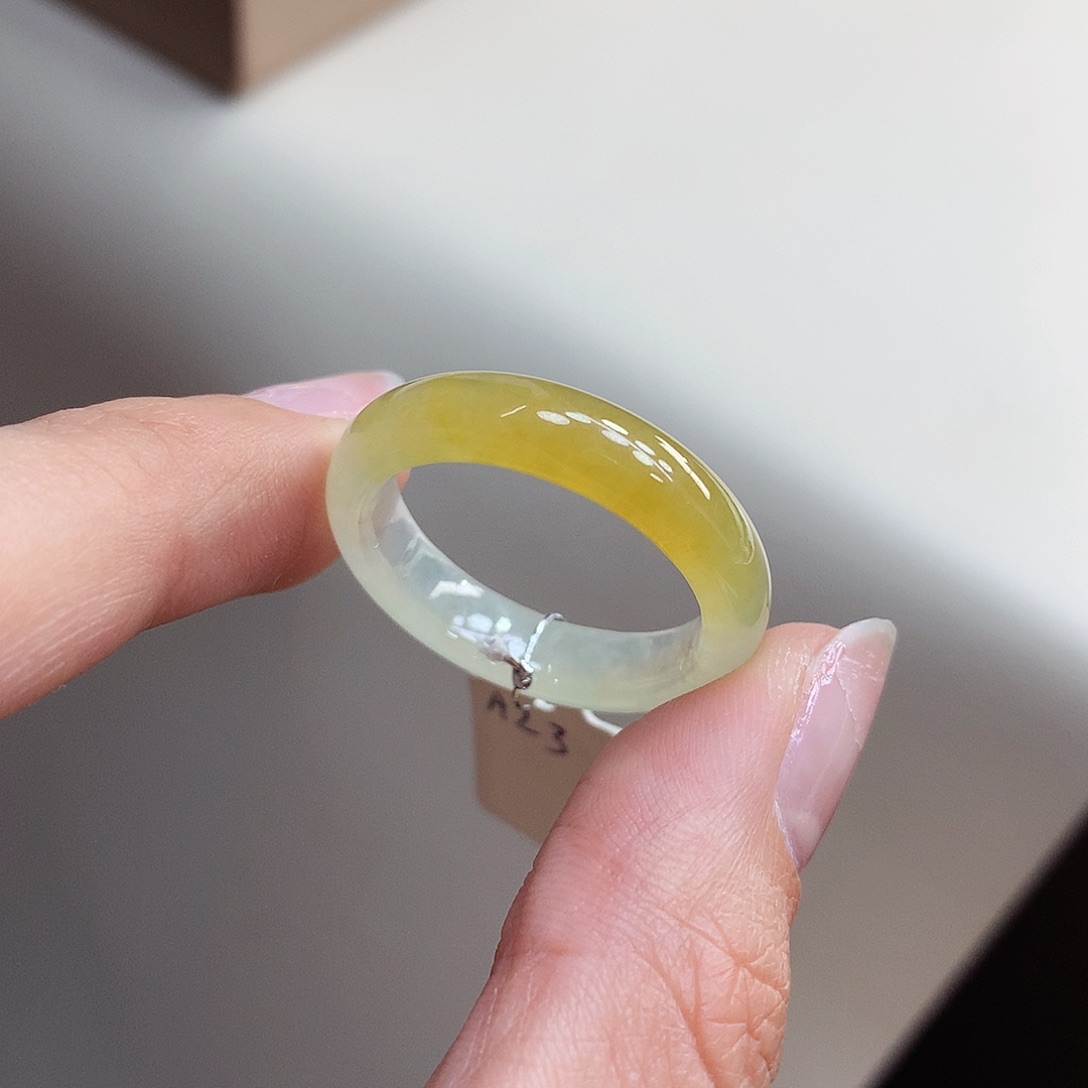 翡翠戒指未镶嵌23-24号