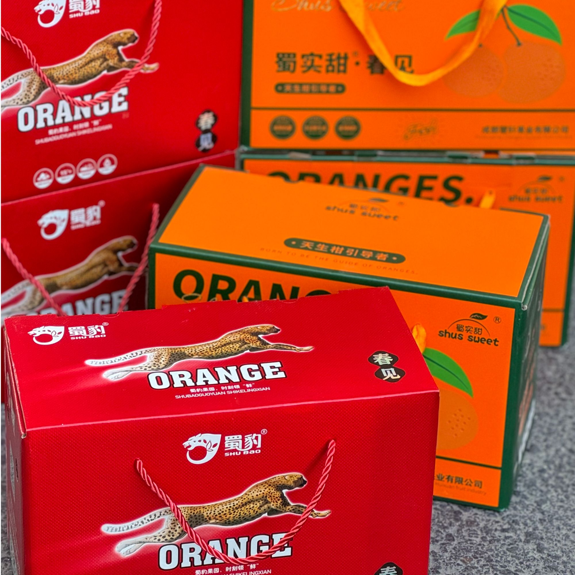 【蜀豹春见耙耙柑手提箱】郑州万邦发货 毛重五斤颗粒饱满 颗颗爆珠四川省