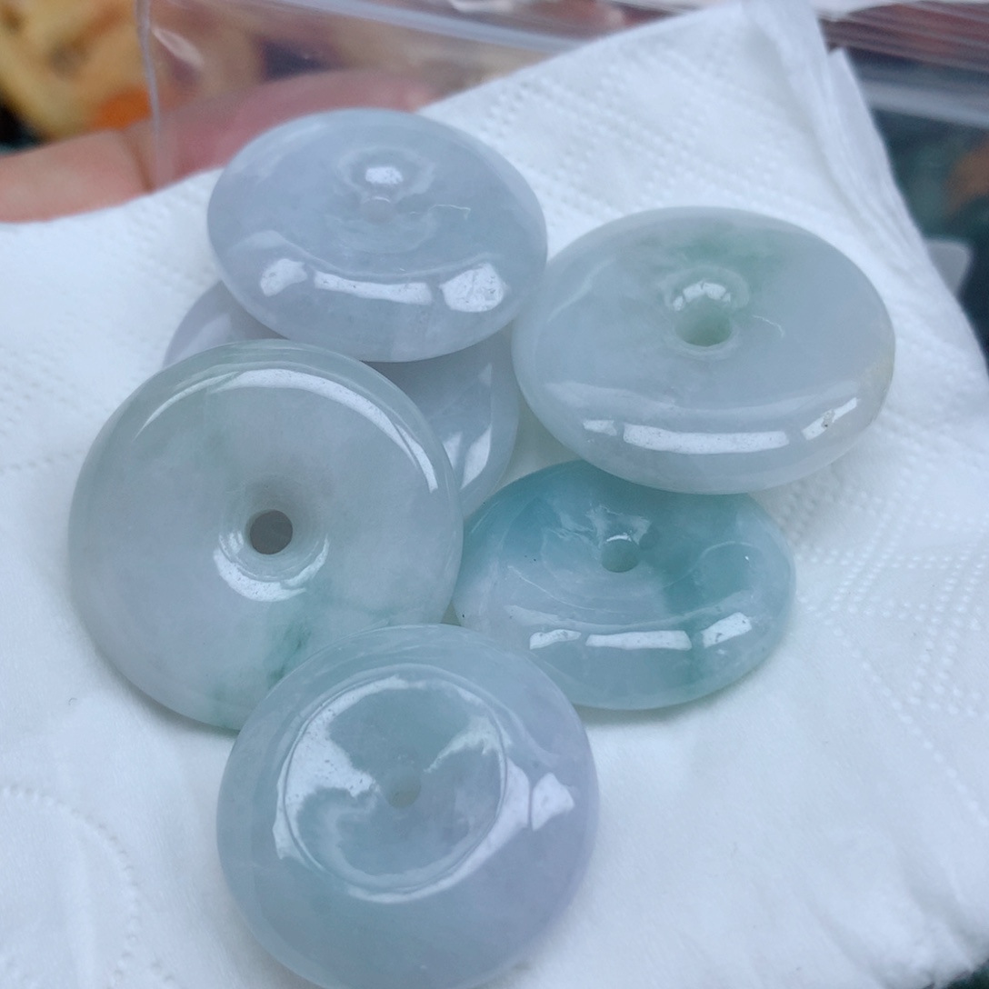 翡翠未镶嵌项链珠子翡翠