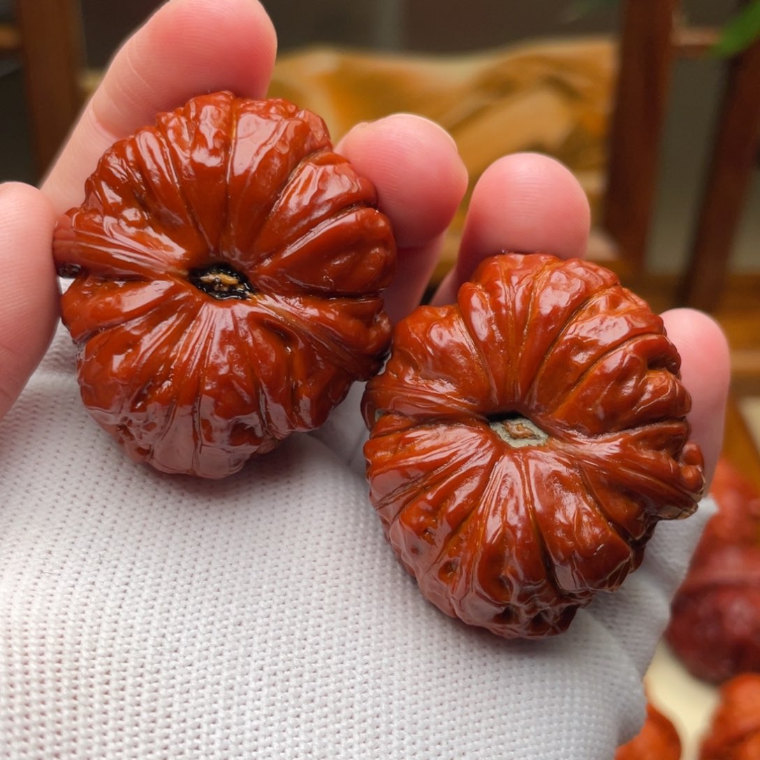 文玩核桃把件南瓜堆39