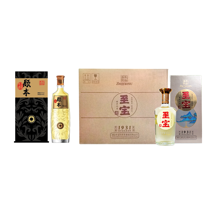至宝  Z3系列酒 35度500ml【JXJD*2】六瓶+股本金银花42度500ml一瓶