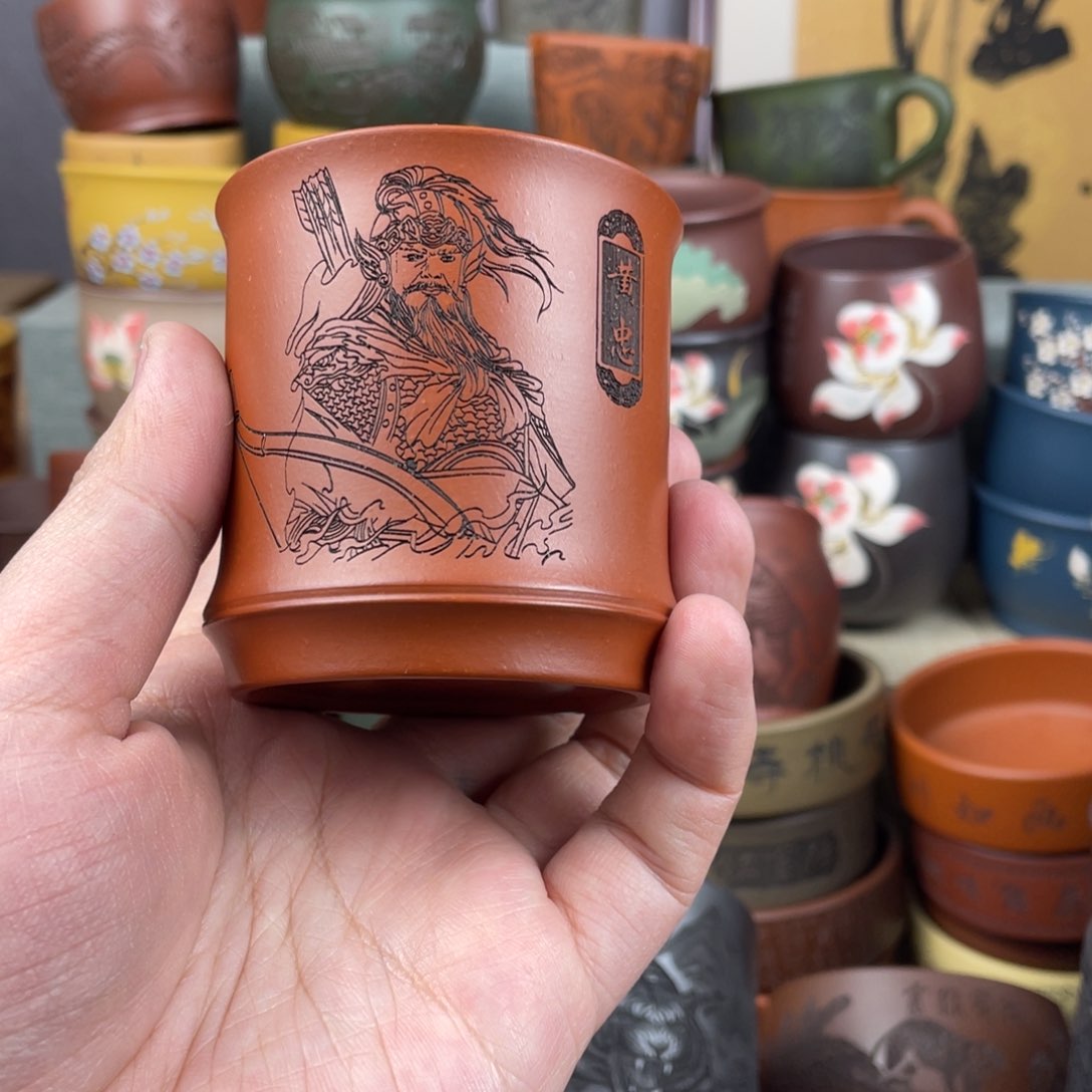 紫砂茶杯紫砂茶杯