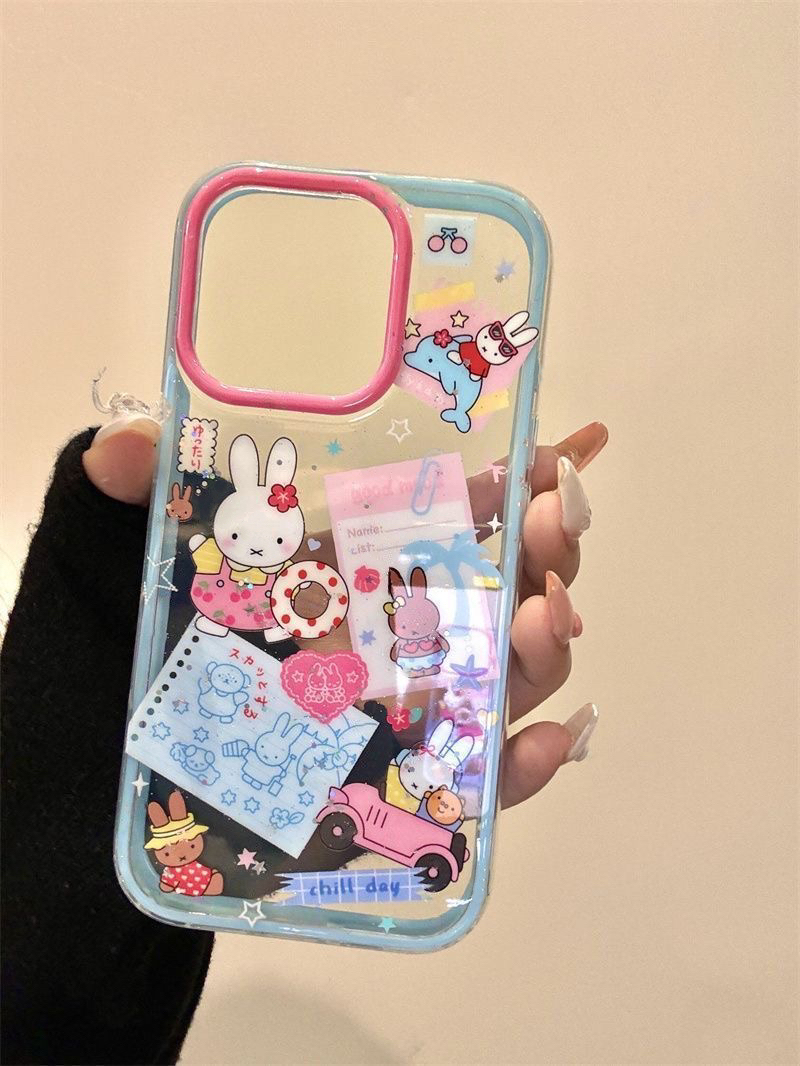 米菲兔适用苹果16/15手机壳iphone13pro12女14小米oppo华为vivo