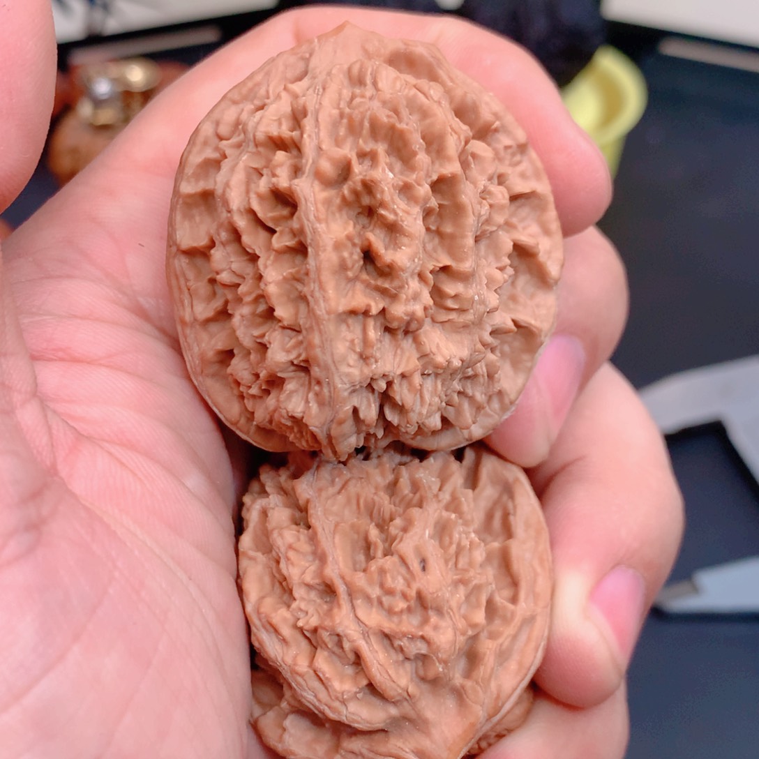 文玩核桃把件大花