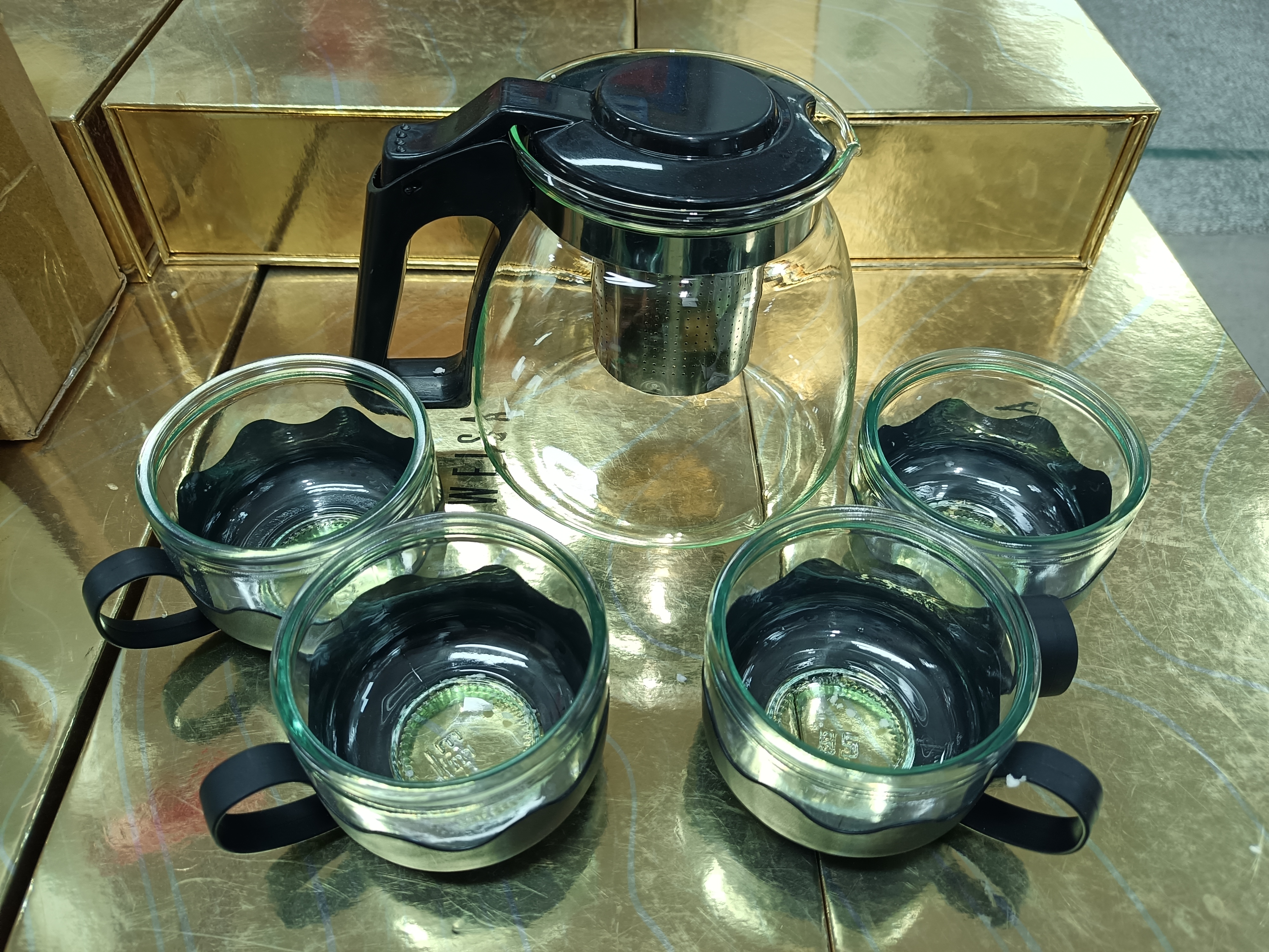 茶壶5件套【颜色随机】