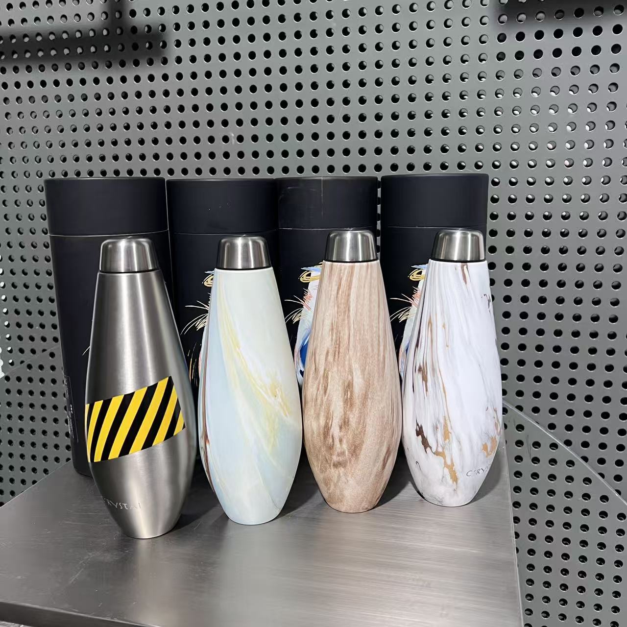 户外休闲风四季高颜值便携四色水滴杯（470ML） 300