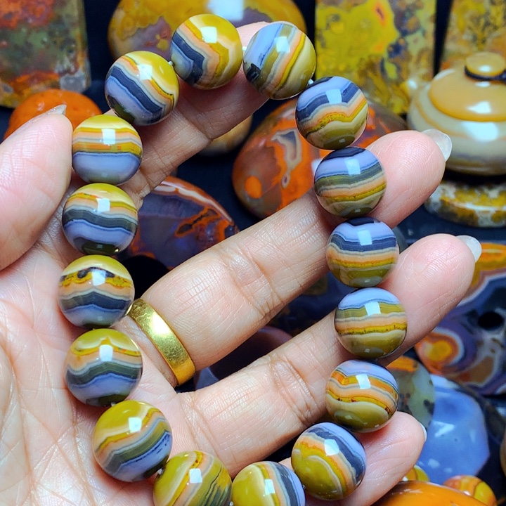 赵***依玛瑙/玉髓合金颈饰